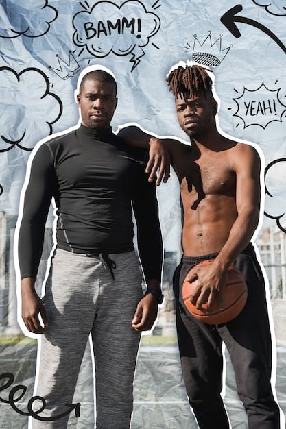 A split image showing LeBron James in a Nike advertisement on one side and him promoting McDonald's on the other. The images highlight his dual role as an athlete and a brand ambassador.