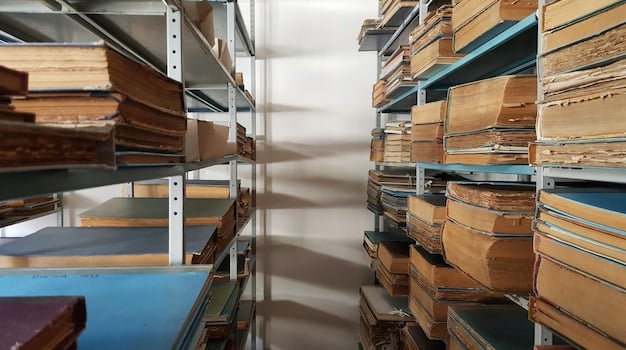 A well-organized storage setup with comic books in protective bags and boards, neatly arranged inside boxes.