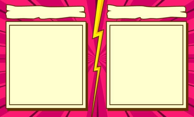 A side-by-side comparison of a comic book panel and a corresponding scene from a movie adaptation, showcasing the visual similarities and the translation of comic book aesthetics to the big screen. Use examples from movies like 