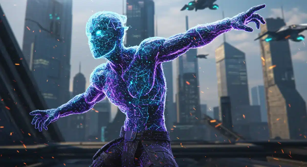 Artificial intelligence algorithms enhancing character behavior and gameplay mechanics in a video game.