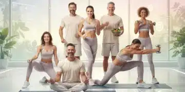 Six A-list celebrities showcasing future health and wellness trends for 2026, embodying vitality and advanced well-being.