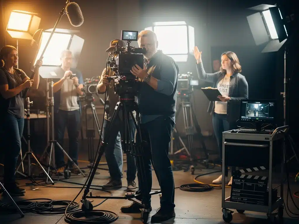 Director on set, crafting a film contender for 2026 awards